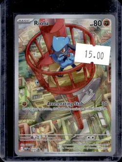 2025 Pokemon ME Black Star Promos MEP EN Riolu #010 - Image 1