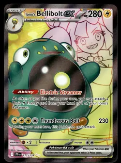 Pokemon TCG Journey Together #194 Iono's Bellibolt ex - Image 1