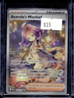 2025 Pokemon Mega Evolution Acerola's Mischief Special Illustration Rare 183/132 - Image 1