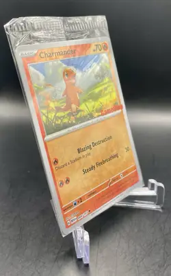 SEALED Charmander 004/165 SV: 151 [Gamestop Stamp] Promo Pokemon TCG NM/M - Image 3
