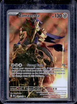 2025 Pokemon SV Destined Rivals Zamazenta #201/182 - Image 1