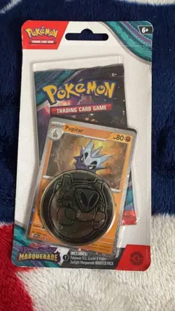 Pokemon TCG Scarlet & Violet - Twilight Masquerade Blister Pack Pupitar - Image 1