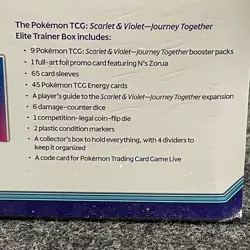 POKEMON Scarlet & Violet Journey Together Elite Trainer Box, Sealed Box is Worn - Image 4