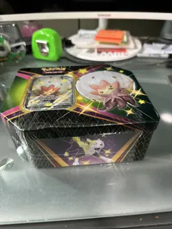 Pokemon TCG Shining Fates Tin Eldegoss V - Factory Sealed - 6 Booster Packs 728192527081 - Image 2