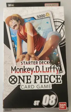 Brand New Sealed One Piece TCG Starter Deck ST8 Monkey D Luffy English. - Image 1