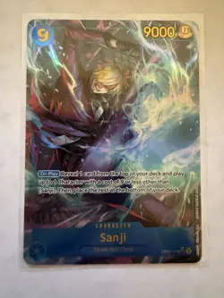 One Piece Sanji OP06-119 SEC Alt Art Wings of the Captain English NM - Image 1