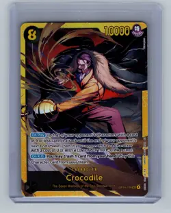 One Piece TCG - Crocodile - OP14-120 - The Azure Sea's Seven (OP14) - Image 1