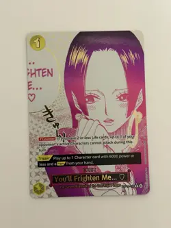 ONE PIECE You'll Frighten Me... ♡ Alt Art OP14-118 THE AZURE SEA'S SEVEN English - Image 2