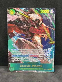 One Piece: Azure Sea's Seven - Dracule Mihawk #OP14-119 SEC Alt Art - Image 1