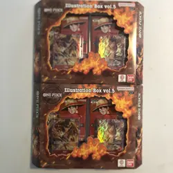 (LOT OF 2) Bandai One Piece CCG Illustration Box VOL 5 NEW SEALED!!! - Image 1