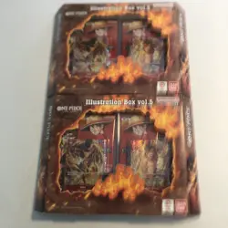 (LOT OF 2) Bandai One Piece CCG Illustration Box VOL 5 NEW SEALED!!! - Image 2