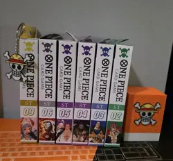 One Piece Starter Deck Bundle ST-02/03/04/05/06/09 SEALED Eng Case Box Keychain - Image 1