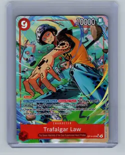 One Piece TCG - Trafalgar Law - OP14-009 (Alternate Art) - The Azure Sea's Seven - Image 1