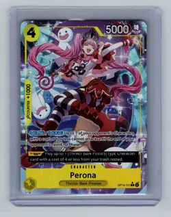 One Piece TCG - Perona - OP14-111 (Alternate Art) - The Azure Sea's Seven (OP14) - Image 1