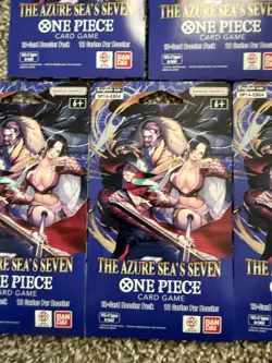 One Piece TCG (OP-14) The Azure Sea's Seven Booster Packs - English - Lot of 5 - Image 3