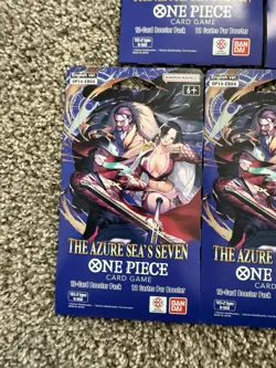 One Piece TCG (OP-14) The Azure Sea's Seven Booster Packs - English - Lot of 5 - Image 4