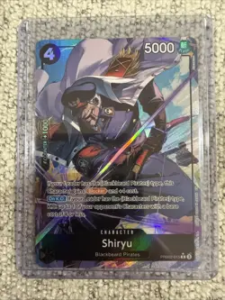 Shiryu Alternate Art Foil PRB02-015 PRB-02 The Best Vol 2 One Piece - Image 1
