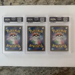 Pokemon Zapdos EX SAR 204/165 SV2a TCG Card 2023 PSA 10 - Image 3