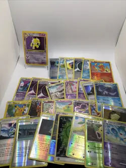Pokemon TCG Hypno Fossil Holo Card, Mixed Pikachu, Magmar Reverse Heavy Wear Lot - Image 1