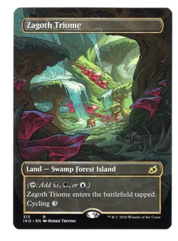 MTG English Showcase Zagoth Triome NM Normal Ikoria: Lair of Behemoths - Image 1