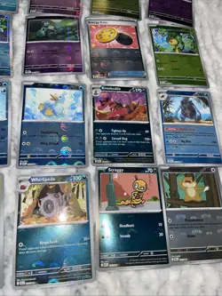 Lot of 24 Pokeball Pattern Pokemon Cards From Black Bolt White Flare All NM - Image 4