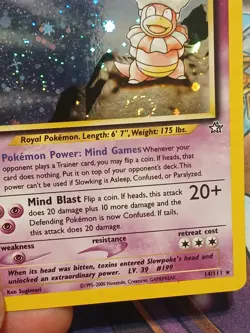 Slowking - Neo Genesis - 14/111 - Holo Rare - *SWIRL* - EX/LP - Pokemon TCG Card - Image 2