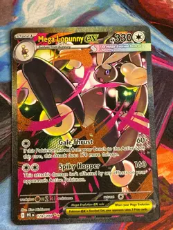 Mega Lopunny ex 128/094 Me02: Phantasmal Flames Holo Pokemon Card - Image 1