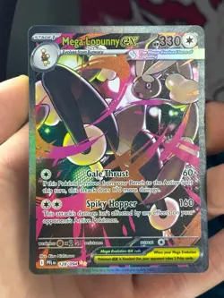 Mega Lopunny ex 128/094 Me02: Phantasmal Flames Holo Pokemon Card - Image 3