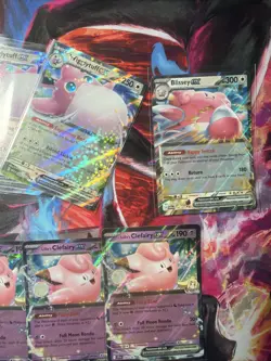 Pokemon Wigglytuff Clefairy Blissey Ex 9 Card Lot nm Ex Rares E9 - Image 4
