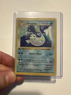 FIRST EDITION DEWGONG SHADOWLESS POKEMON CARD VINTAGE 1st Edition Wotc - Image 1