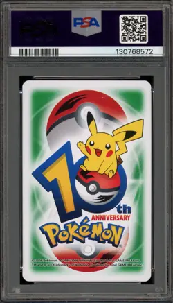 Pokemon 10th Ann. Playing Cards Jynx/Smoochum Green 5 of Diamonds PSA 10 - Image 2
