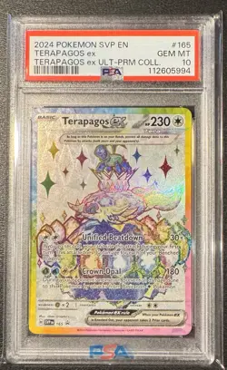 PSA 10 Terapagos ex SVP165 Ultra Premium Collection Promo Pokemon Graded Card - Image 1