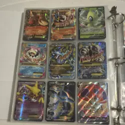 Pokemon TCG Binder Collection - Charizard, Pikachu, Mewtwo, Holo & Regular Cards - Image 1