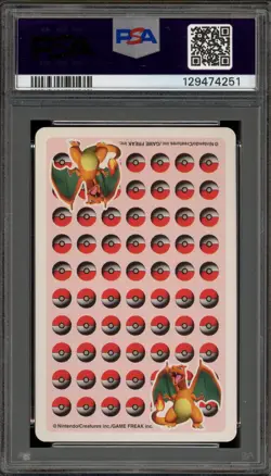Pokemon Stadium Red Playing Cards Flareon Ace of Diamonds PSA 10 Gem Mint - Image 2
