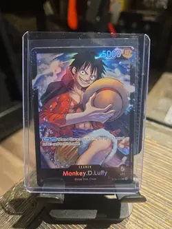 Monkey.D.Luffy - ST08-001 - Leader - Foil - NM- English - One Piece Card Game - Image 1