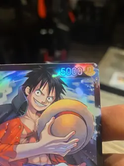Monkey.D.Luffy - ST08-001 - Leader - Foil - NM- English - One Piece Card Game - Image 5