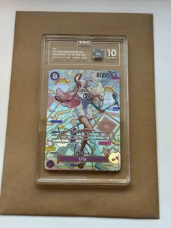 One Piece Card Uta SP Awakening of the New Era OP05 Tag 10 Gem Mint OP02-120 Eng - Image 1