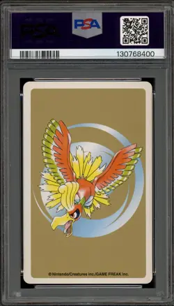 Pokemon Gold Playing Cards Ariados Queen of Diamonds #168 PSA 9 Mint - Image 2