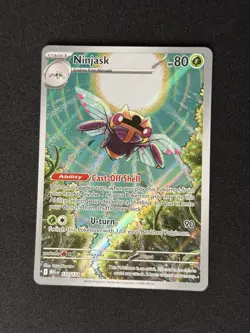 Ninjask 137/132 Illustration Rare Pokemon Mega Evolution Pokemon TCG Card - Image 1