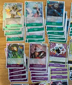 One Piece Wings of the Captain (OP06) ALL FOIL LOT 150+ cards - english - Image 2
