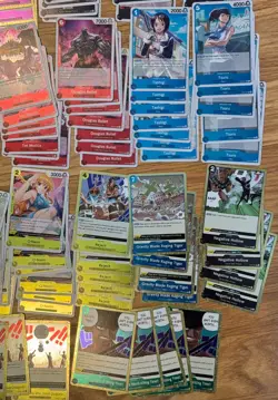 One Piece Wings of the Captain (OP06) ALL FOIL LOT 150+ cards - english - Image 5