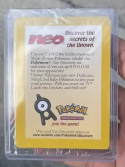 Pokemon Entei Promo Card SEALED Movie Promo NEW Neo 2001 - Image 4
