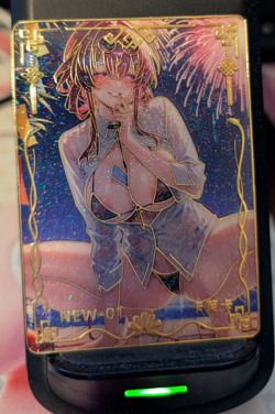 Kafka Honkai Star #247/300 No Doubt Waifu THICK Metal Card Anime Goddess Story - Image 1