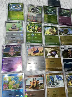 Lot of 25 Pokeball Pattern Pokemon Cards From Black Bolt White Flare All NM - Image 3