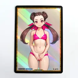 ROXANNE Waifu Anime Card LIMITED 1/1 Custom TCG Holo Goddess Story ACG T13208 - Image 1