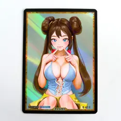 ROSA Waifu Anime Card LIMITED 1/1 Custom TCG Holo Goddess Story ACG T13207 - Image 1
