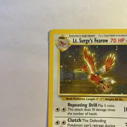 Lt. Surge's Fearow - 7/132 - Pokemon Gym Heroes Unlimited Holo Rare Card WOTC MP - Image 3