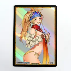 RIKKU Waifu Anime Card LIMITED 1/1 Custom TCG Holo Goddess Story ACG T13205 - Image 1