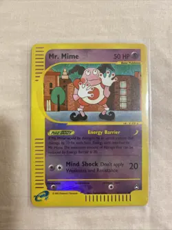 Mr. Mime 95a/147 Reverse Holo Aquapolis LP Pokemon Card TCG - Image 1