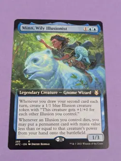 MTG: Adventures In The Forgotten Realms: Minn, Wily Illusionist #285 Rare - NM - Image 1